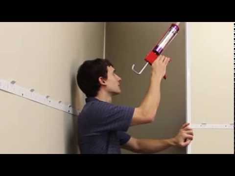 Hang Magnetic Whiteboard on wall 