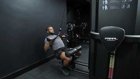How To Do Cable Seated High Row - Mag Grip Attachment - Medium Pronated Grip | Exercise Demo