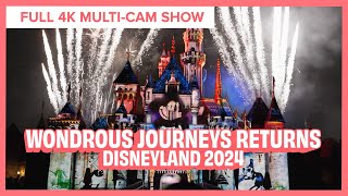 Wondrous Journeys Nighttime Spectacular Returns 2024 | Full Multi-Cam Show, Disneyland Park