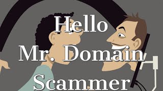 Domain Scammer gets scammed