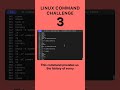 Linux command challange 3 whoami history date