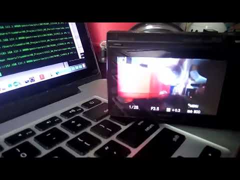 Test Remote Control NEX5R with Python + OpenCV  #vfx_cams #python #opencv