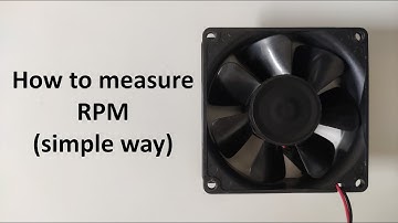 How to measure RPM (simple way)