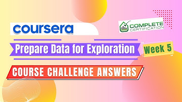 Coursera - Prepare Data for Exploration - Week 5- Course challenge answers