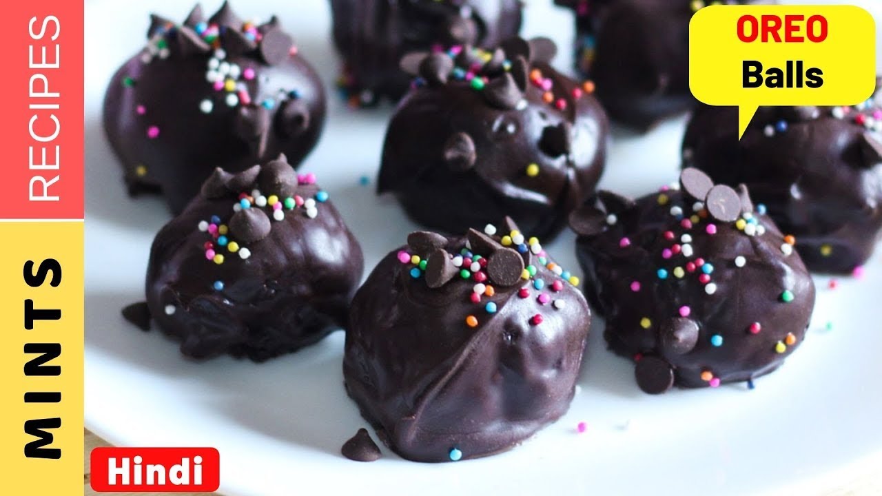 No-Bake Oreo Balls Recipe In Hindi | Chocolate Recipes | Sweets & Dessert | MintsRecipes