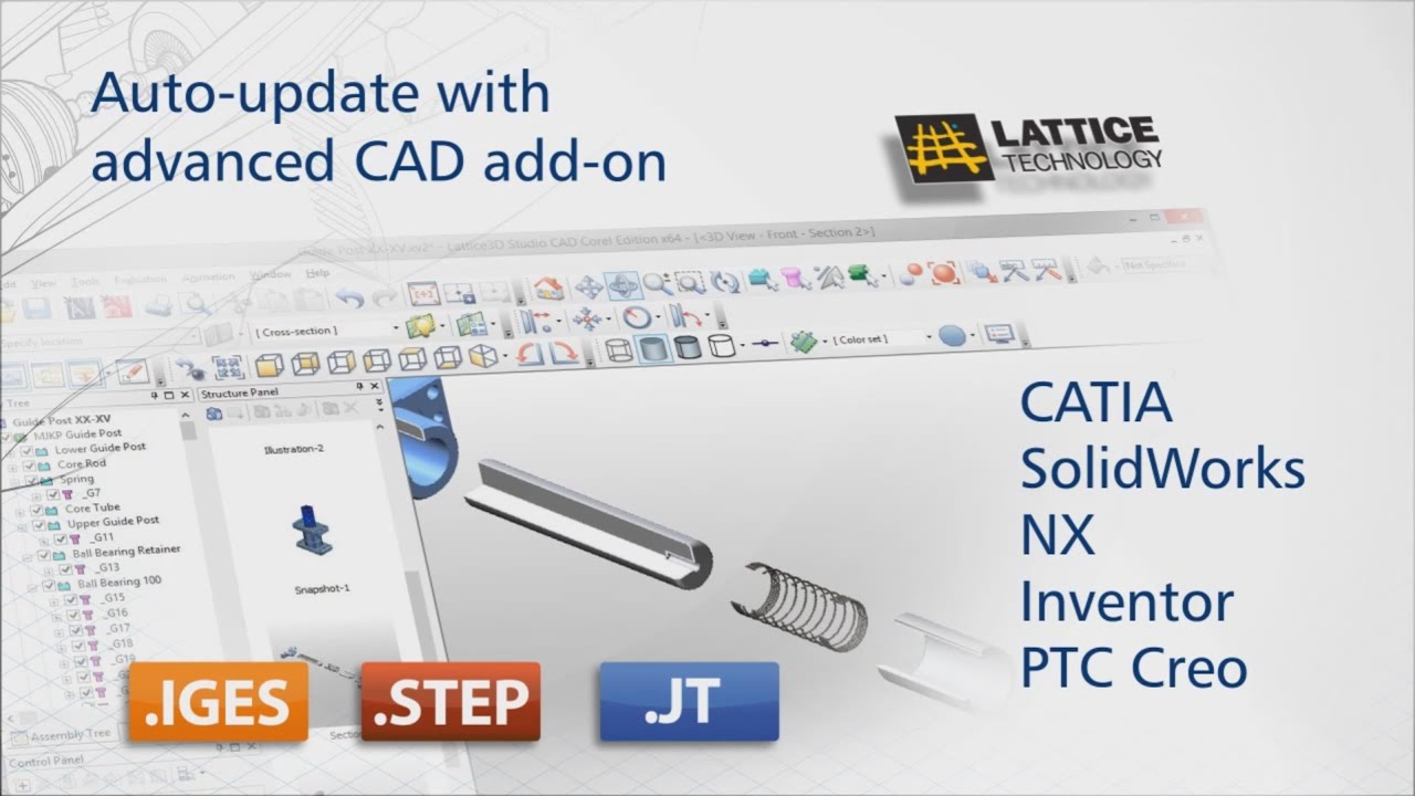 Repurposing 3D CAD assemblies with CorelDRAW Technical Suite and Lattice3D Studio CAD