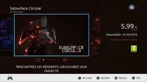 SUBSURFACE CIRCULAR trailer Nintendo SWITCH