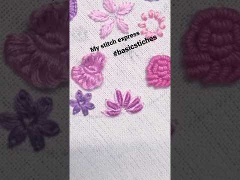 My stitch express #basicstitches #bullionwithlazydaisy#diy #mypassion #viral#hoopart #floraldesign