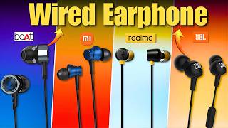 Top 5 Best Wired Earphones Under 1000⚡Best Earphones Under ₹1500 in 2025 🔥