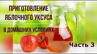 Татьяна. Как приготовить яблочный уксус в домашних условиях. ч.3