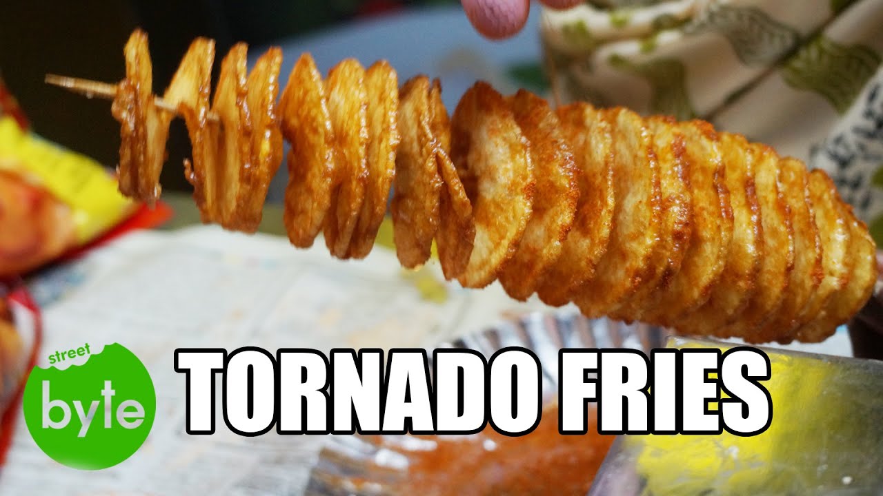 Tornado Fries, Indian Street Food, Street Food around the world, Smily Fries | Street Byte