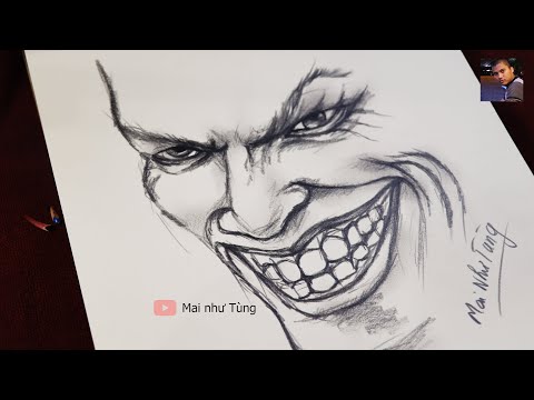 Video: Làm Thế Nào để Vẽ Joker Bằng Bút Chì Từng Bước?
