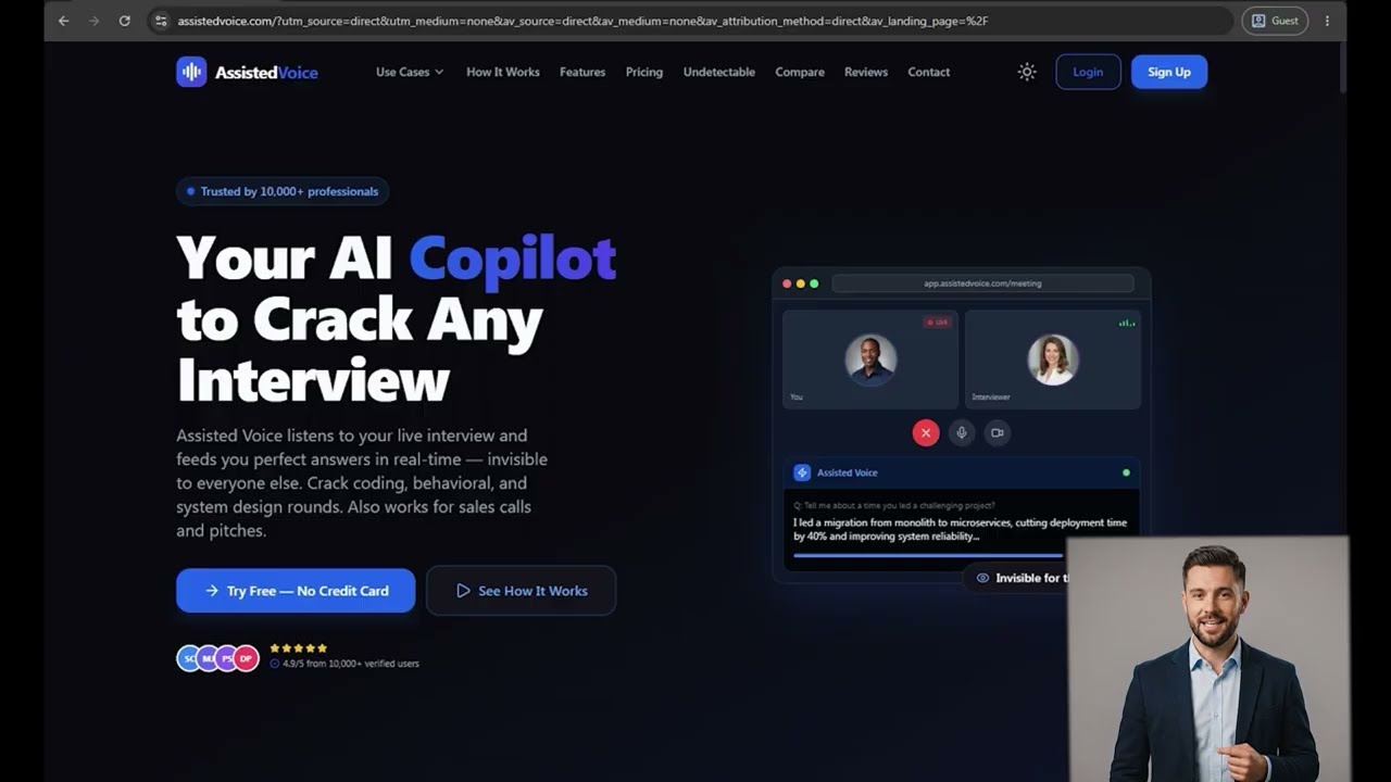 AssistedVoice walkthrough video