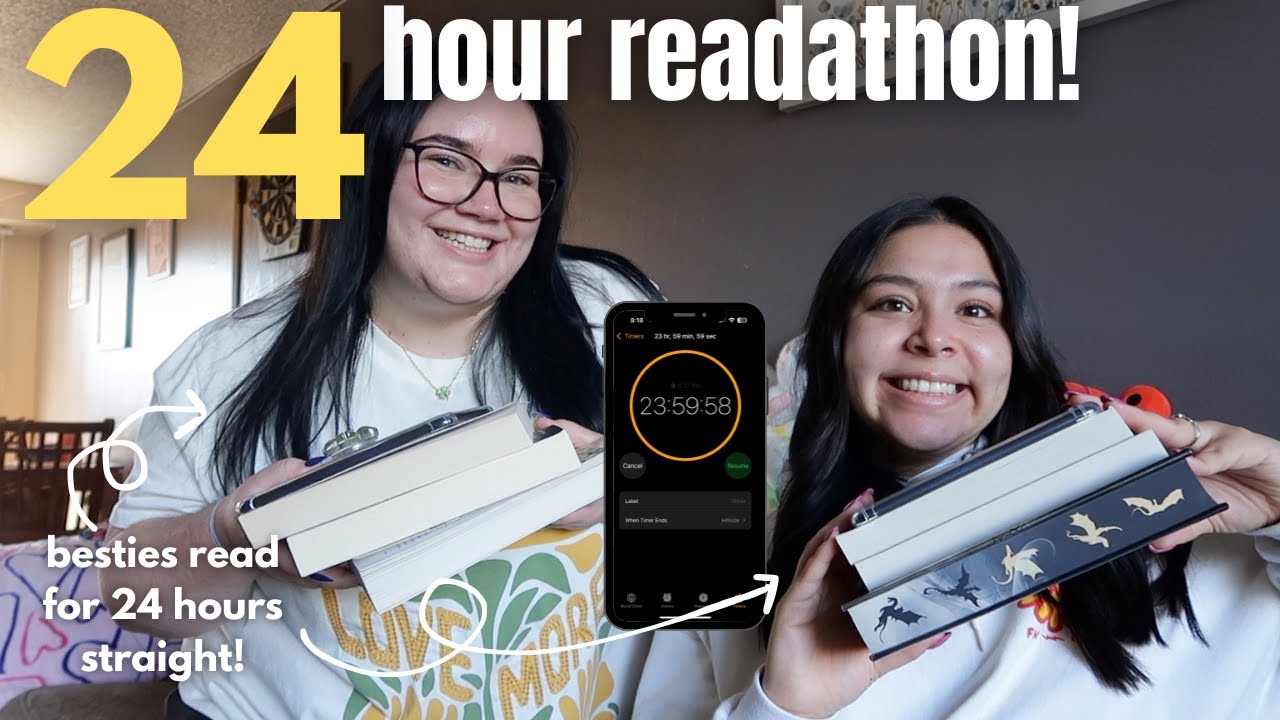BEST FRIENDS TRY TO READ FOR 24 HOURS STRAIGHT! ⏱️📖‼️ | 24 hour ...