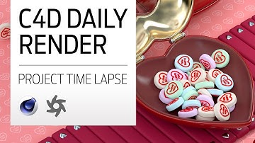 C4D - Daily Render Time Lapse (Volume Builder, MoGraph, Rigid Body Dynamics)