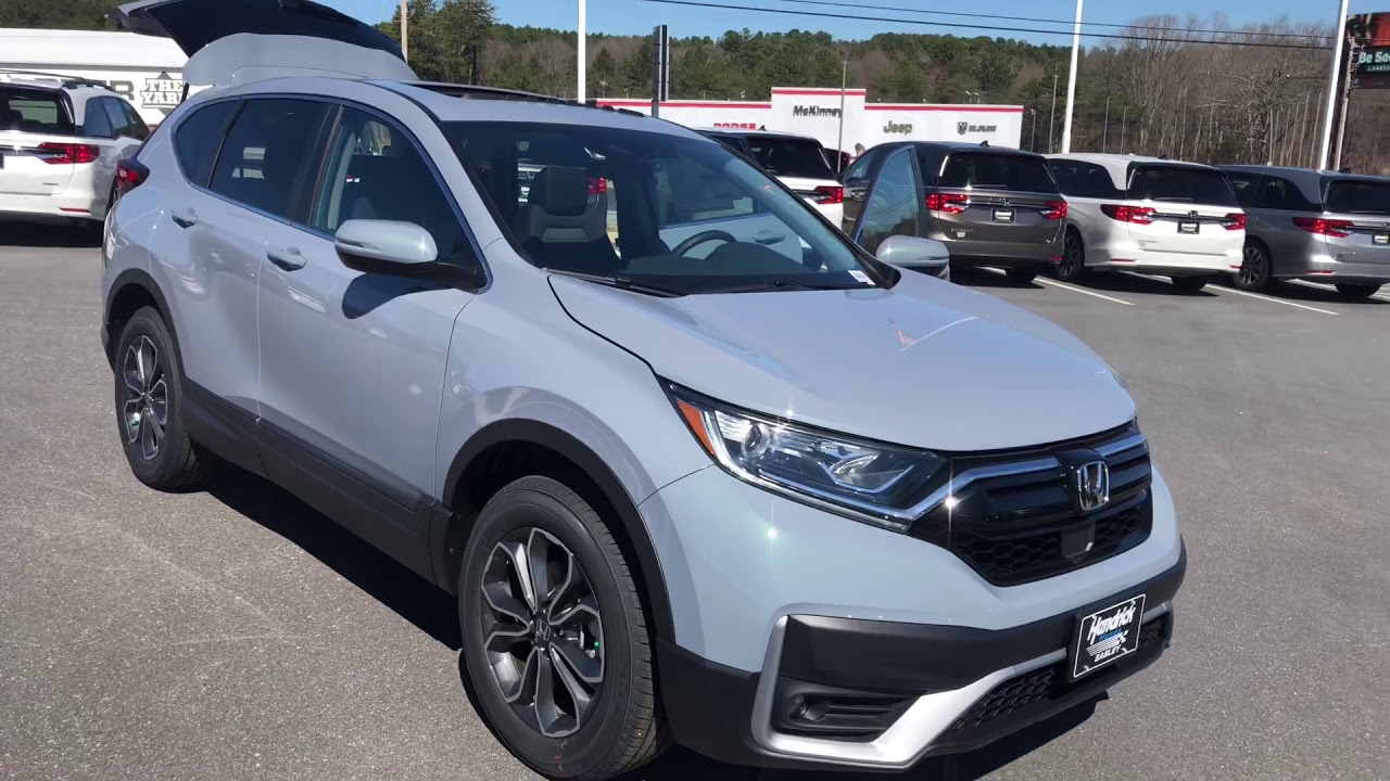 Lori 2021 Honda CR-V EX AWD in Sonic Gray Pearl - YouTube