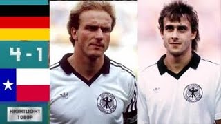 Germany 4 x 1 Chile (Littbarski, Rummenigge) ●1982 World Cup Extended Goals & Highlights HD 1080