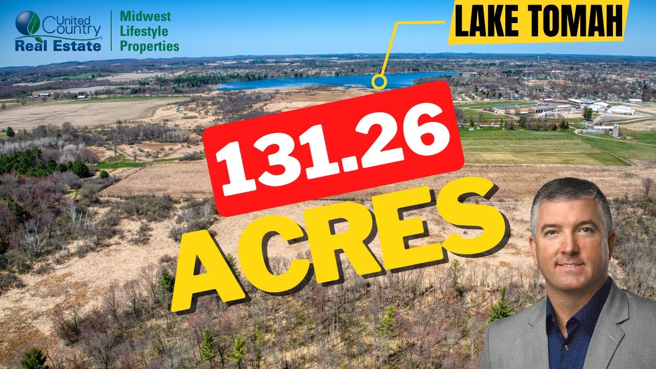 131.26 Acres HUNTING LAND in Tomah Wisconsin Real Estate Video Tour