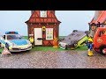 Fireman Sam Toys Playmobil Police Porsche 911 Car Crash Fire Station Toy Jupiter Firefighter Sam