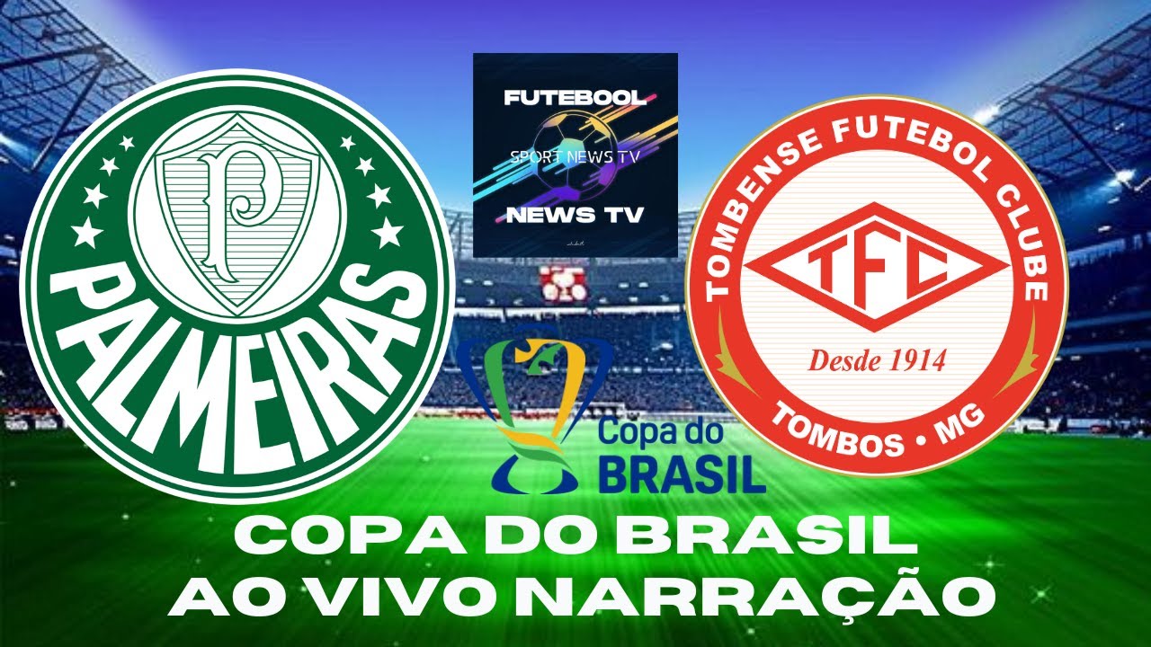 🔴 PALMEIRAS x TOMBENSE - COPA DO BRASIL - 12.04.2023 AO VIVO - YouTube