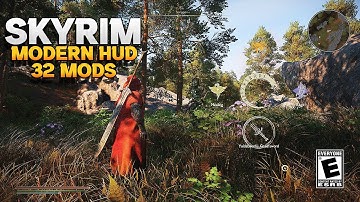 32 MUST HAVE Skyrim Mods To Modernize Your Hud!