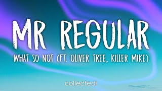 What So Not - Mr Regular (feat. Oliver Tree & Killer Mike) [Lyrics]