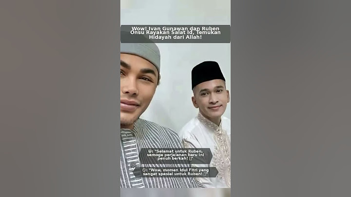Wow! Ivan Gunawan dan Ruben Onsu Rayakan Salat Id, Temukan Hidayah dari Allah!