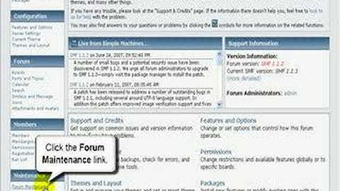 Simple Machines Forum |  How To Backkup SMF