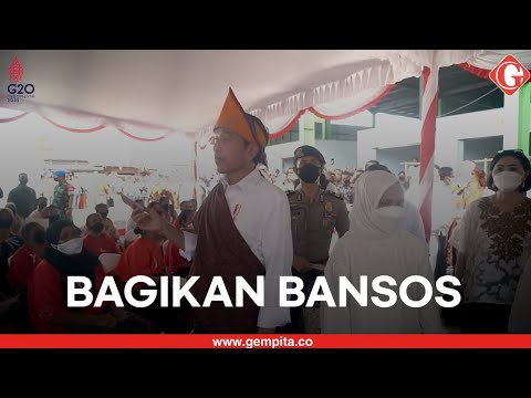 Jokowi Bersama Istri Menyapa Masyarakat Kota Pancasila