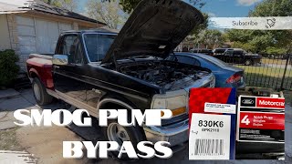 9296 OBS F150 4.9 Gets Smog Pump Bypass And New Spark Plugs