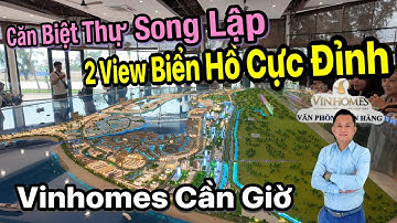 Căn biệt thự song lập 2 view Biển Hồ cực đỉnh Vinhomes Cần Giờ