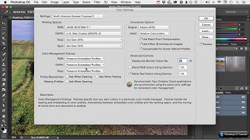 #03 Choose A Color Space in Adobe Photoshop CC- Photoshop Tutorials
