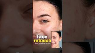 how to remove pimples in photoshop | face retouching photoshoptutorial photoshop shorts