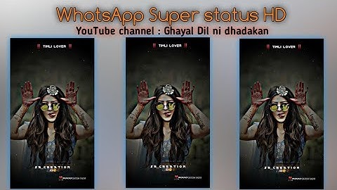 Raju Patel New timli status 2023/24‼️ WhatsApp HD status ‼️ GHAYAL DIL NI DHADAKA