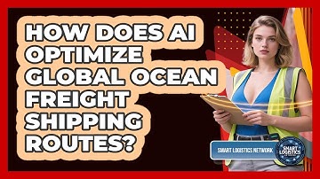 How Does AI Optimize Global Ocean Freight Shipping Routes? - Smart Logistics Network