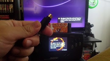 Sega Nomad - S-video mod test *Tutorial in the description*