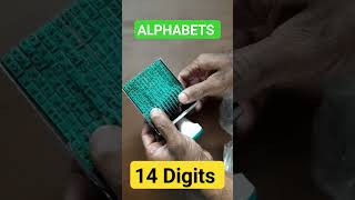 Alphabet Rolling Stamp Alphabet Rotary Stamp