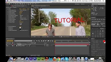 After Effects CS6 Beginner Tutorial Part 3 - Adding Basic Effects and Text