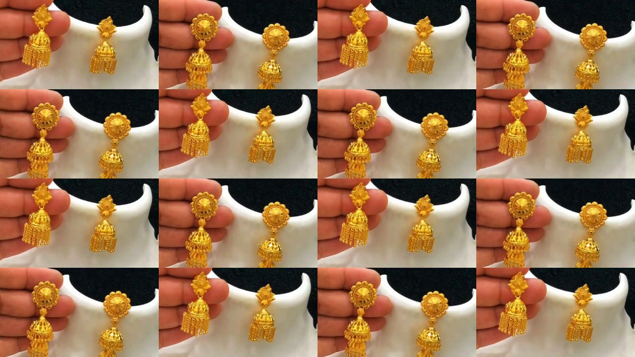 Latest Gold Earrings Designs 2019 | Jhumka Earrings Designs | Earrings
