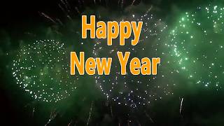 Happy New Year 2018 Countdown explosion