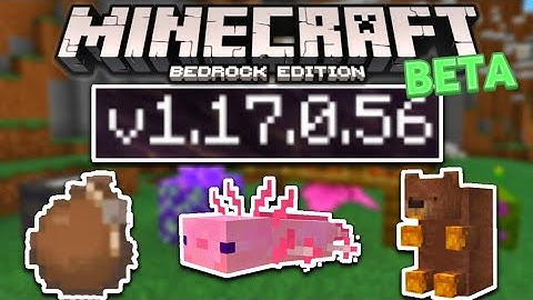 Minecraft 1.17.0.56 BETA New Features! - New Biomes, UI, Mobs & Bug Fixes