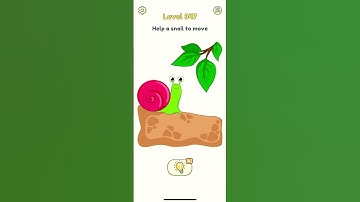 dop2 level347 delete one part to help a snail to move? #shortfeed #dop2 #kids
