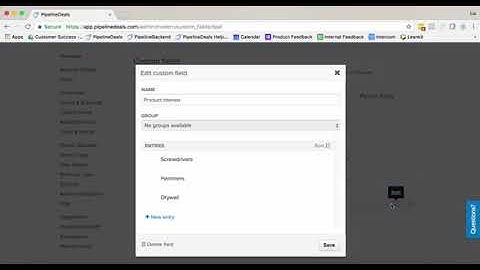 PipelineDeals How To: Custom Fields