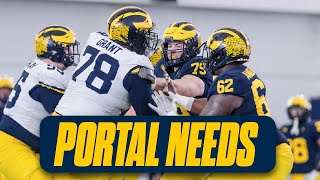 The Wolverine discusses Michigan football's needs in the NCAA transfer portal I #GoBlue