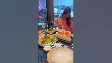 My Favourite Restaurant In Dubai Salmontini Mall Of The Emirates Dubairestaurants Dubaifood Dubai 
