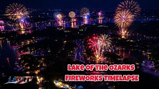 4th of July Fireworks Over Lake of the Ozarks | Stunning 31-Second Time-Lapse (2026)