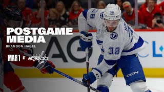 Details Brandon Hagel | Postgame at Washington | 3.1.25 News