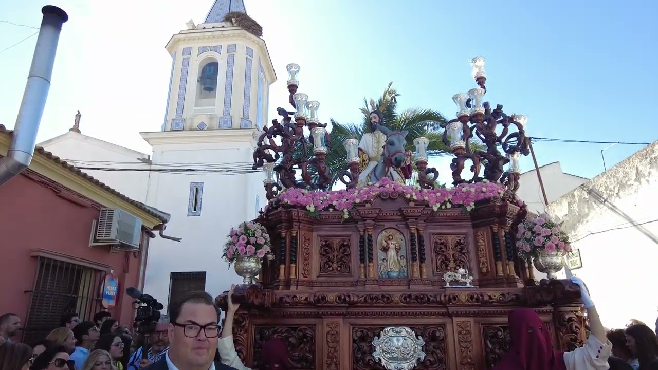 EN TU CALLE-HDAD DE LA BORRIQUITA DE PILAS -SEMANA SANTA 2023-2 ABRIL 2023