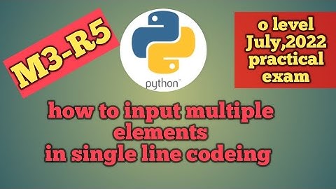 multiple input in single line python