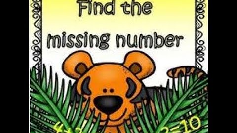 Missing Addends Practice